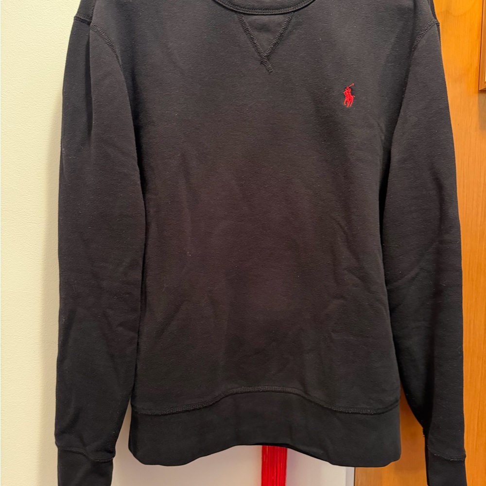 Polo by Ralph Lauren Black Crewneck Sweater